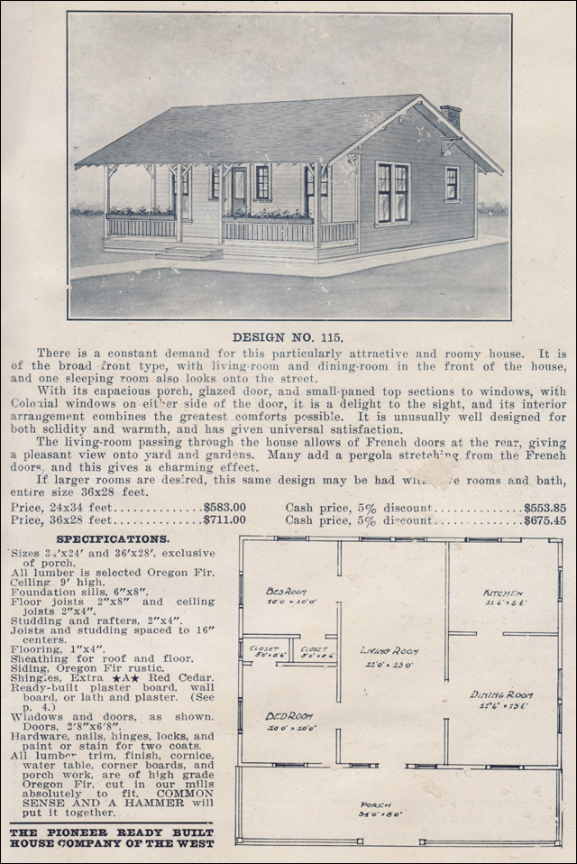 1915 Ready Built House Company - No. 115