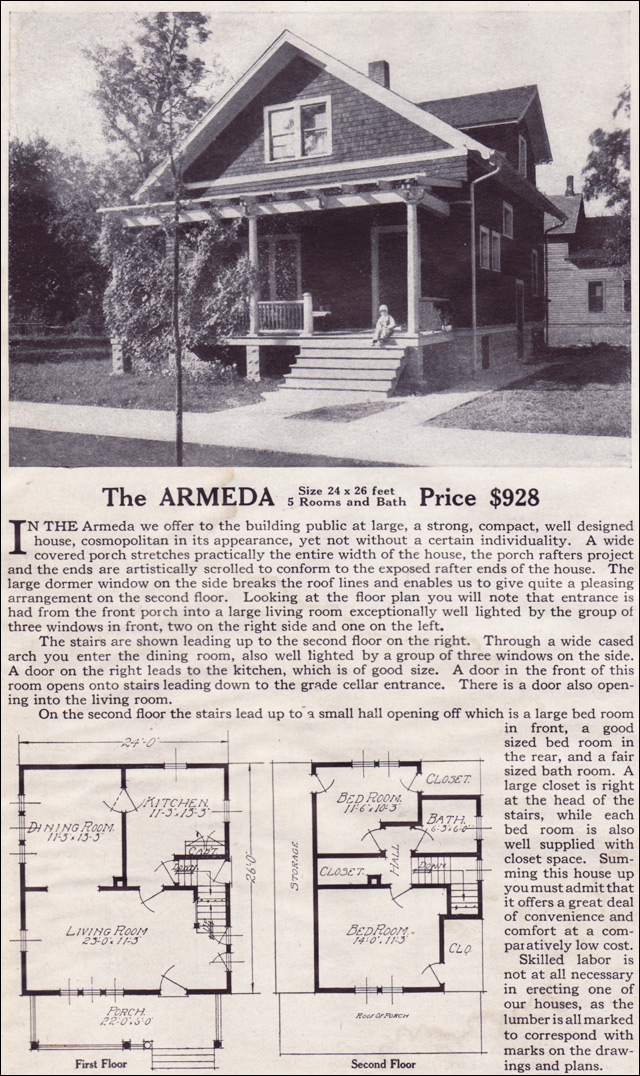 1916 Lewis-Built Homes - The Armeda