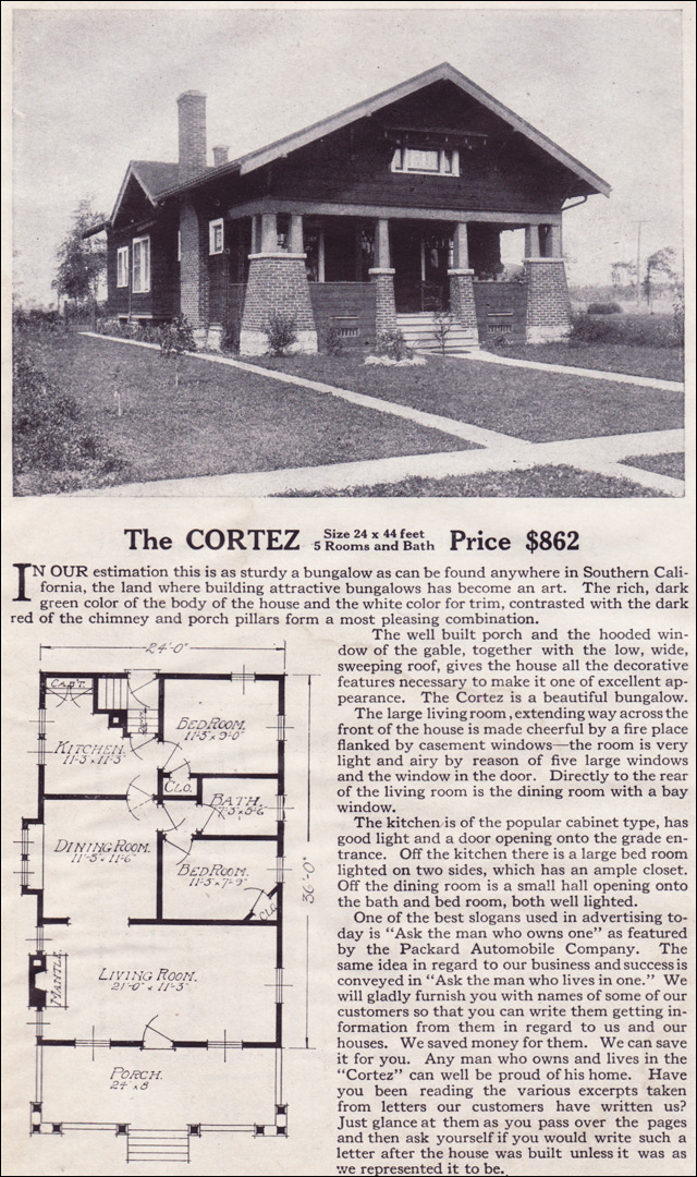 1916 Lewis-Built Homes - The Cortez