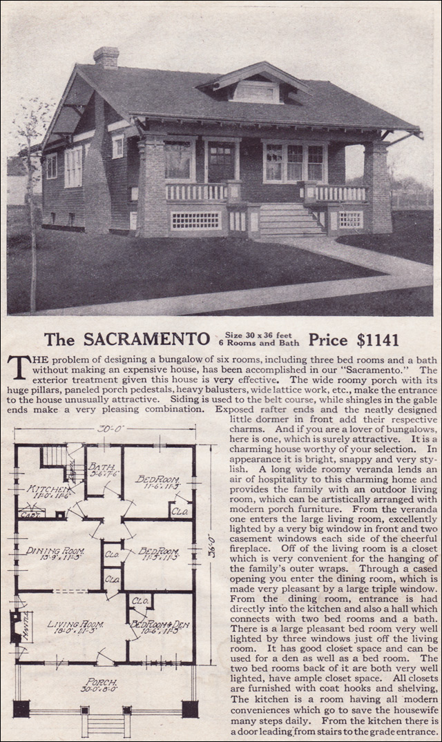 1916 Lewis-Built Homes - The Sacramento