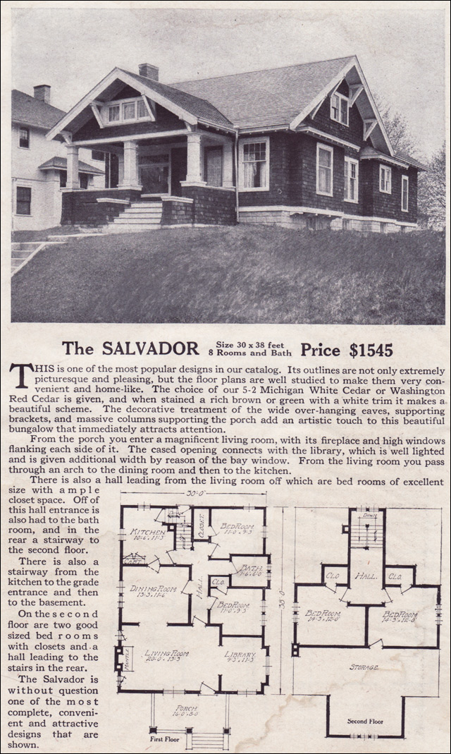 1916 Lewis-Built Homes - The Salvador
