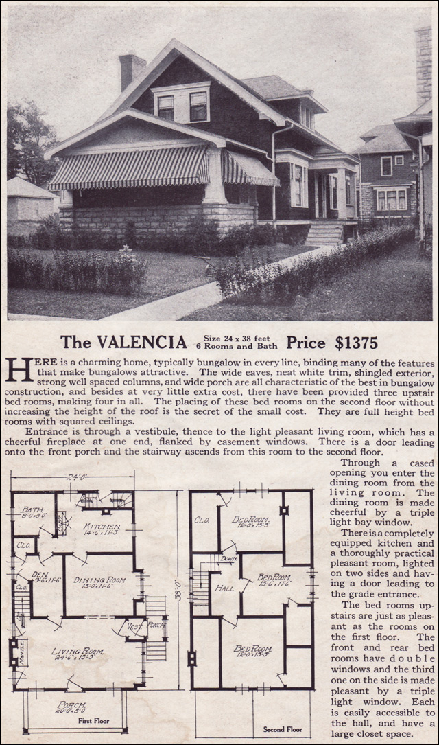 1916 Lewis-Built Homes - The Valencia
