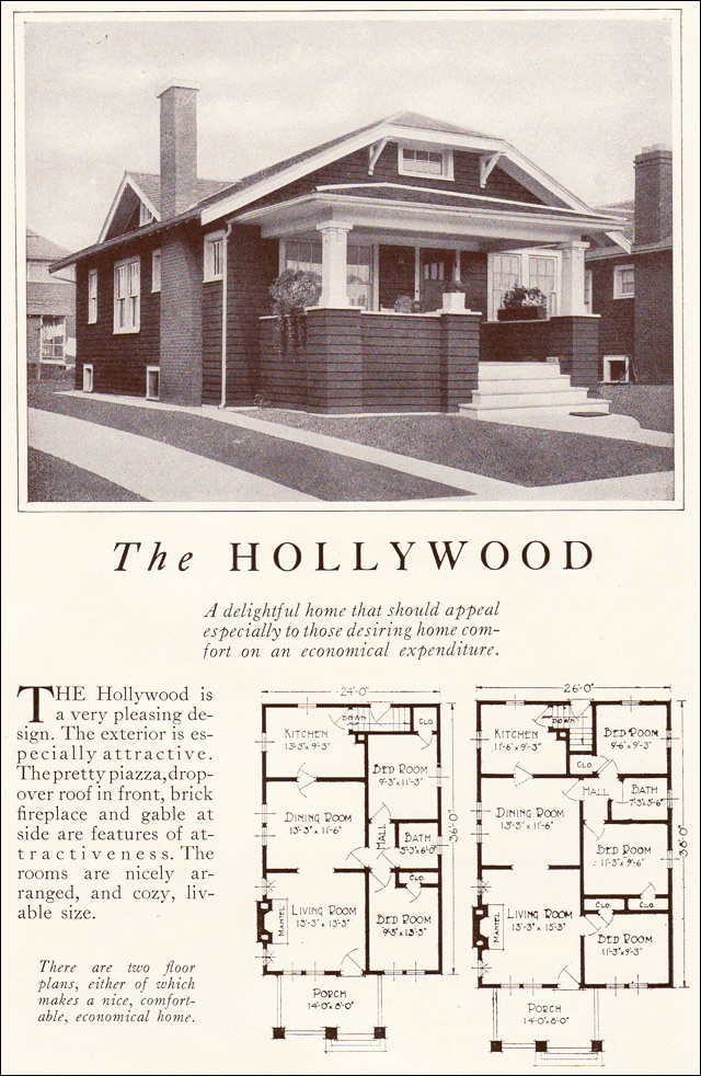 1922 Lewis Homes of Character - The Hollywood