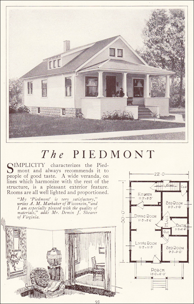 1922 Lewis Homes - The  Piedmont